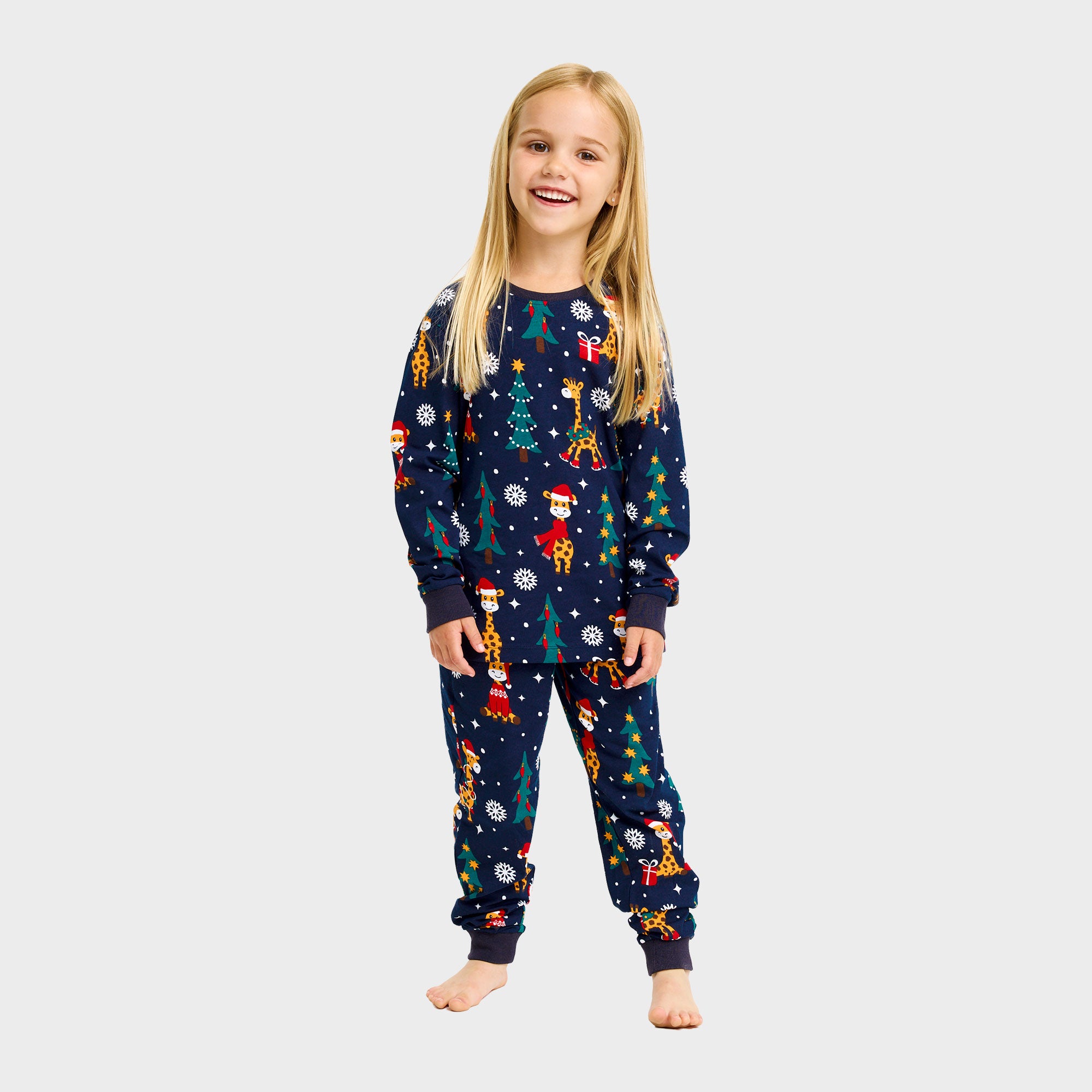 Giraffens julepyjamas - Barn.